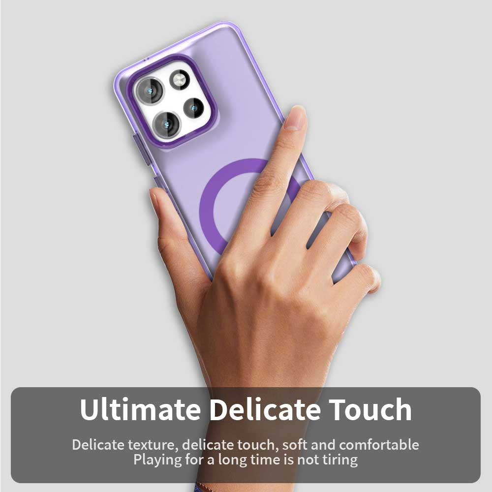 Motorola Edge 50 Neo Durable MagSafe Phone Case - Hybrid TPU & PC Design, Lightweight & Stylish, Candy Colour, Wireless Charging Friendly