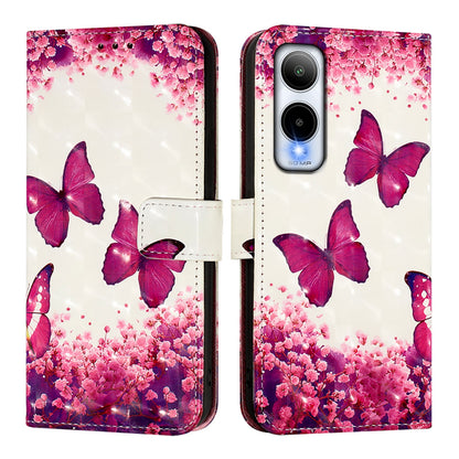 Cricket Icon 6 Leather Flip Phone Case with 3D Painted Design, Card Holder, Wallet & Stand Function - Durable Protection & Easy Access