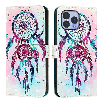 Cubot P80 Leather Flip Phone Case with 3D Painted Design, Card Holder, Wallet & Stand Function - Durable Protection & Easy Access