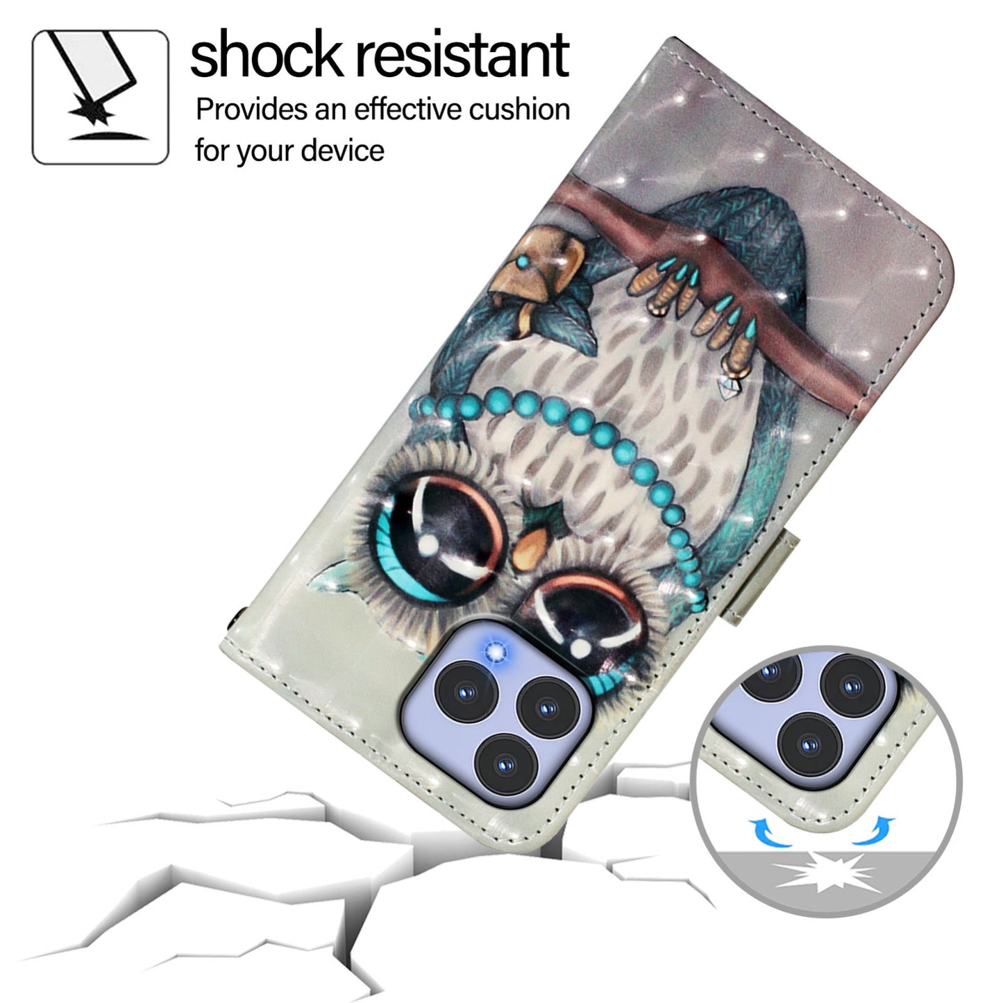 Cubot P80 Leather Flip Phone Case with 3D Painted Design, Card Holder, Wallet & Stand Function - Durable Protection & Easy Access