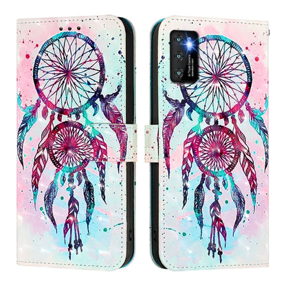 Cubot P50 Leather Flip Phone Case with 3D Painted Design, Card Holder, Wallet & Stand Function - Durable Protection & Easy Access
