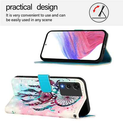 Cubot A10 Leather Flip Phone Case with 3D Painted Design, Card Holder, Wallet & Stand Function - Durable Protection & Easy Access