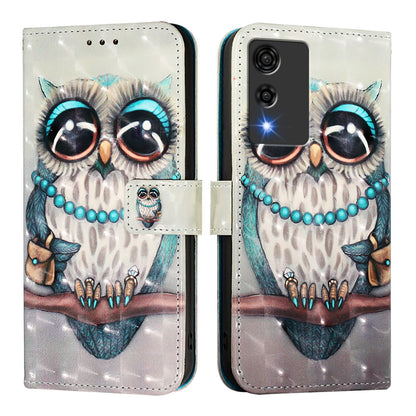 Cubot A10 Leather Flip Phone Case with 3D Painted Design, Card Holder, Wallet & Stand Function - Durable Protection & Easy Access