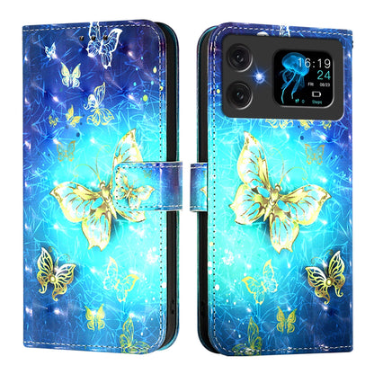 Cubot A20 Leather Flip Phone Case with 3D Painted Design, Card Holder, Wallet & Stand Function - Durable Protection & Easy Access