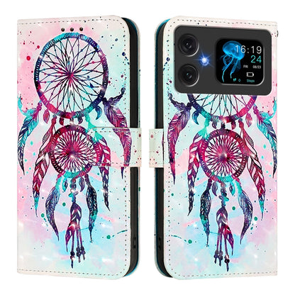 Cubot A20 Leather Flip Phone Case with 3D Painted Design, Card Holder, Wallet & Stand Function - Durable Protection & Easy Access
