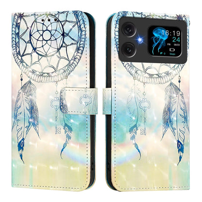 Cubot A20 Leather Flip Phone Case with 3D Painted Design, Card Holder, Wallet & Stand Function - Durable Protection & Easy Access