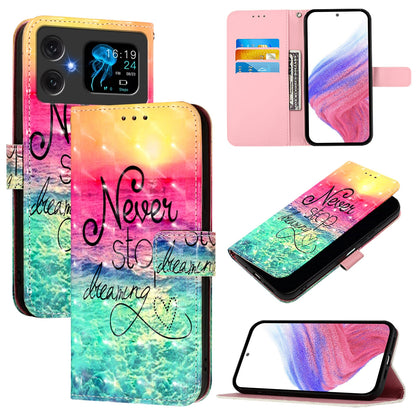 Cubot A20 Leather Flip Phone Case with 3D Painted Design, Card Holder, Wallet & Stand Function - Durable Protection & Easy Access