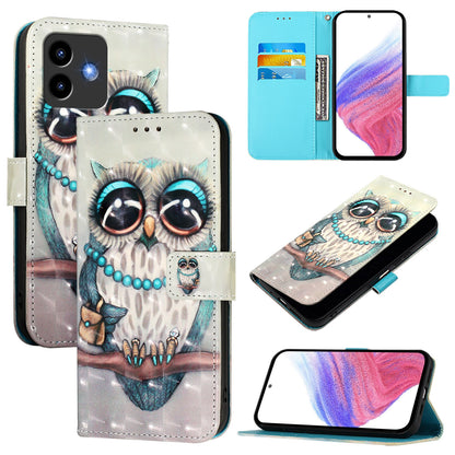 Cubot Note 40 Leather Flip Phone Case with 3D Painted Design, Card Holder, Wallet & Stand Function - Durable Protection & Easy Access
