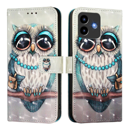 Cubot Note 40 Leather Flip Phone Case with 3D Painted Design, Card Holder, Wallet & Stand Function - Durable Protection & Easy Access