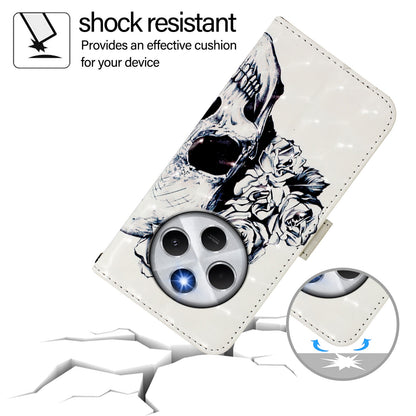 Redmi 14C 4G Leather Flip Phone Case with 3D Painted Design, Card Holder, Wallet & Stand Function - Durable Protection & Easy Access