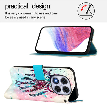 Redmi 14 Pro+ 5G Leather Flip Phone Case with 3D Painted Design, Card Holder, Wallet & Stand Function - Durable Protection & Easy Access