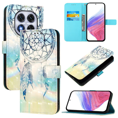 Redmi Note 14 Pro 5G Leather Flip Phone Case with 3D Painted Design, Card Holder, Wallet & Stand Function - Durable Protection & Easy Access