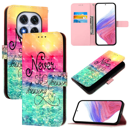 Redmi Note 14 Pro 5G Leather Flip Phone Case with 3D Painted Design, Card Holder, Wallet & Stand Function - Durable Protection & Easy Access