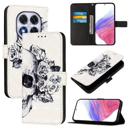 Redmi Note 14 Pro 5G Leather Flip Phone Case with 3D Painted Design, Card Holder, Wallet & Stand Function - Durable Protection & Easy Access