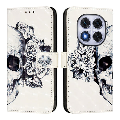 Redmi 14 Pro+ 5G Leather Flip Phone Case with 3D Painted Design, Card Holder, Wallet & Stand Function - Durable Protection & Easy Access