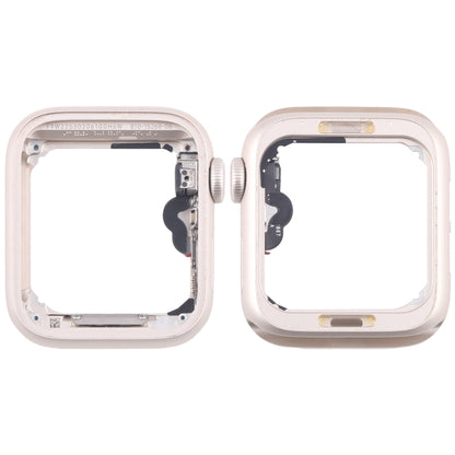 Apple Watch SE 2022 40mm LTE Aluminium Alloy Middle Frame Bezel with Crown Spin Axis Flex Cable (Starlight)