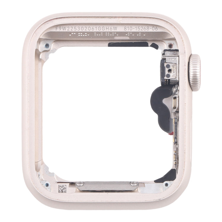 Apple Watch SE 2022 40mm LTE Aluminium Alloy Middle Frame Bezel with Crown Spin Axis Flex Cable (Starlight)