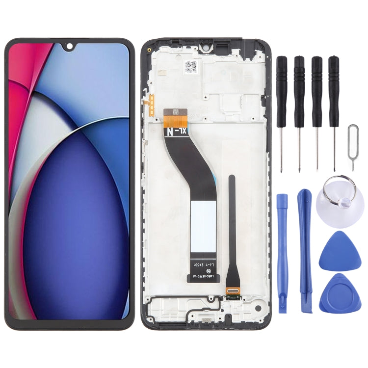 Xiaomi Redmi A3 Pro Original LCD Screen Digitizer Assembly with Frame - Replacement Part for Repair