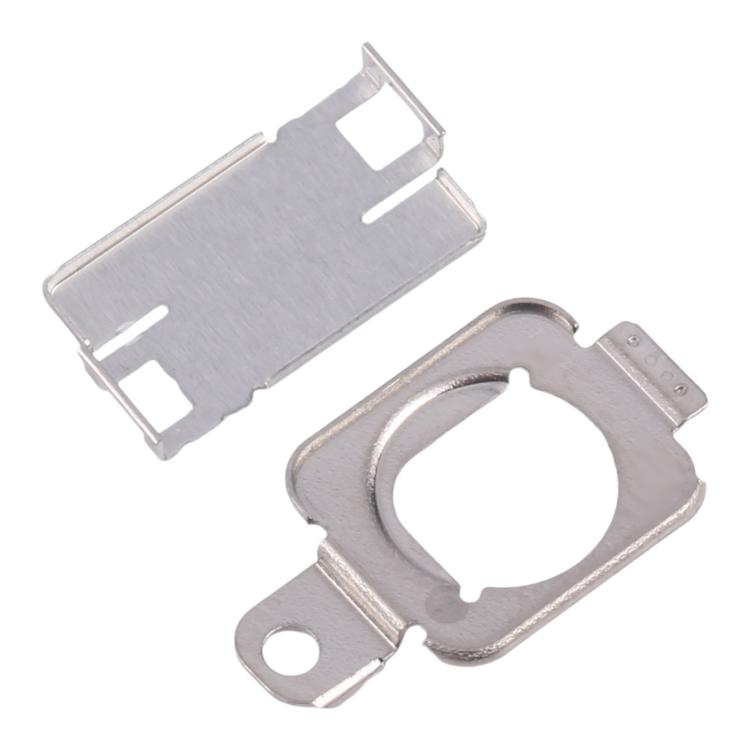 iPhone 15 Plus Flashlight/Mic Iron Sheet Cover Replacement Part (Back Cover) - Compatible & High Quality