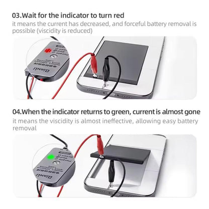 Qianli iP66 Quick Removal Battery Adhesive Cable for iPhone - LED Indicator & Current Protection