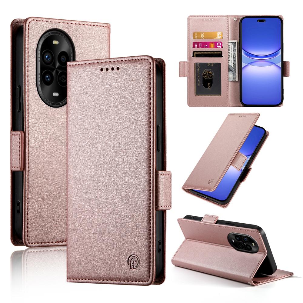 Huawei Nova 13 Pro Magnetic Leather Wallet Case with Card Slots, Stand Function & Full Protection