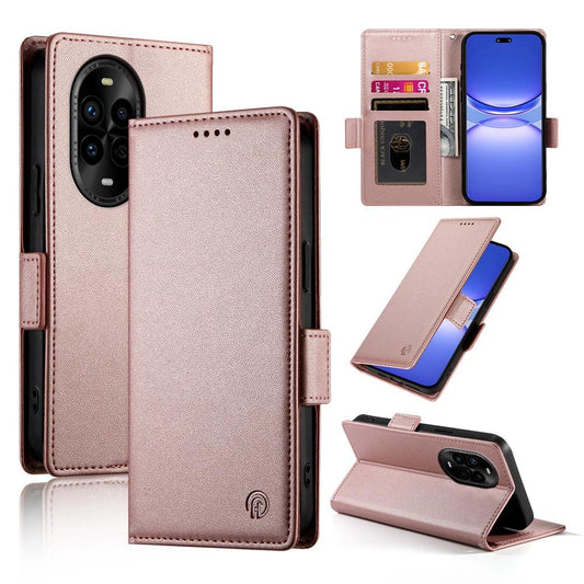 Huawei Nova 13 Pro Magnetic Leather Wallet Case with Card Slots, Stand Function & Full Protection