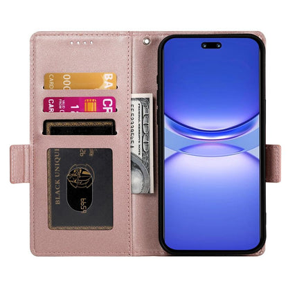 Huawei Nova 13 Pro Magnetic Leather Wallet Case with Card Slots, Stand Function & Full Protection