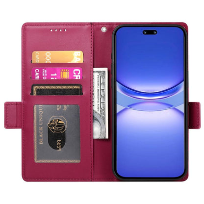 Huawei Nova 13 Pro Magnetic Leather Wallet Case with Card Slots, Stand Function & Full Protection
