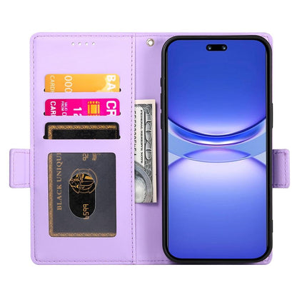Huawei Nova 13 Pro Magnetic Leather Wallet Case with Card Slots, Stand Function & Full Protection