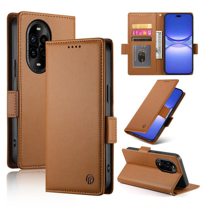 Huawei Nova 13 Pro Magnetic Leather Wallet Case with Card Slots, Stand Function & Full Protection