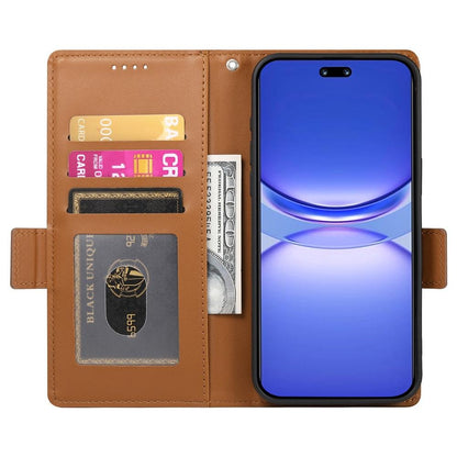 Huawei Nova 13 Pro Magnetic Leather Wallet Case with Card Slots, Stand Function & Full Protection