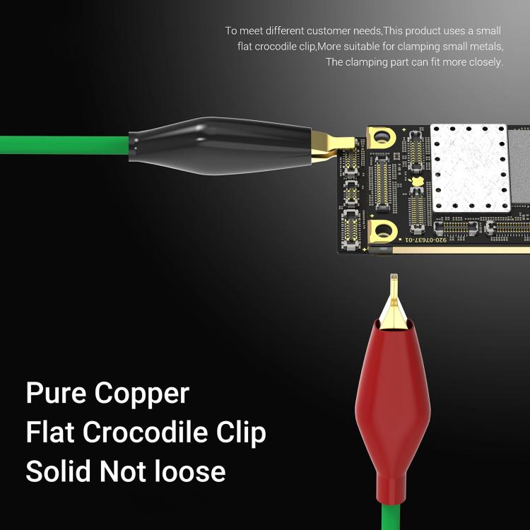 2uul PW02 Mobile Phone Repair Power Cable with 3 Type-C Connectors, Durable 1m Length, Compatible with iOS/Android