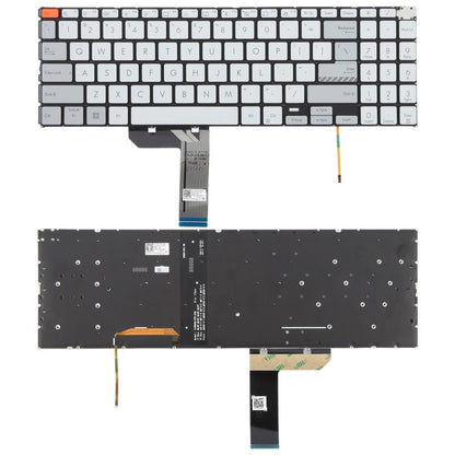 Backlit US Version Keyboard for Asus Vivobook Pro 15X OLED K6501/M6501 (White) - Perfect Replacement Part