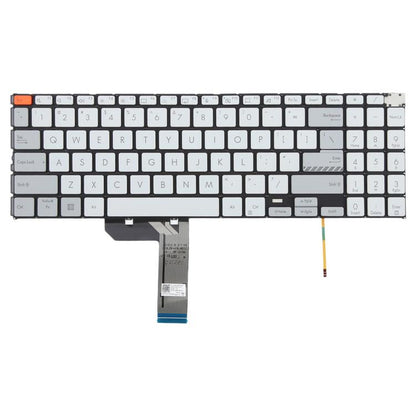 Backlit US Version Keyboard for Asus Vivobook Pro 15X OLED K6501/M6501 (White) - Perfect Replacement Part