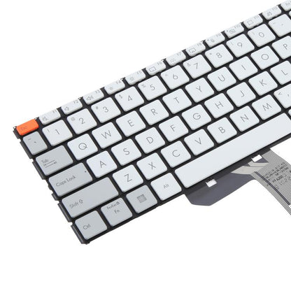 Backlit US Version Keyboard for Asus Vivobook Pro 15X OLED K6501/M6501 (White) - Perfect Replacement Part