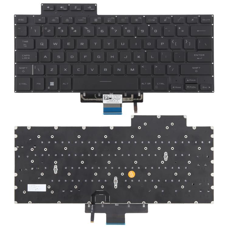 US Version Backlit Keyboard for Asus ROG Zephyrus G16 GA503 & GU603H - Perfect Replacement Part (Black)