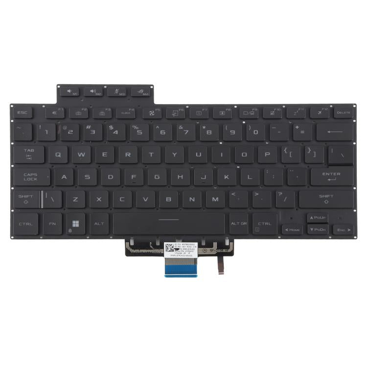 US Version Backlit Keyboard for Asus ROG Zephyrus G16 GA503 & GU603H - Perfect Replacement Part (Black)