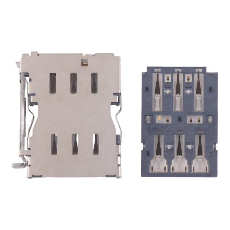 Original SIM Card Reader Replacement for Samsung Galaxy S23+ 5G (SM-S916) - 10pcs Set