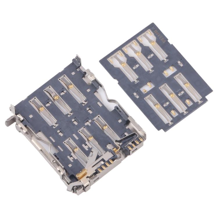 Original SIM Card Reader Replacement for Samsung Galaxy S23+ 5G (SM-S916) - 10pcs Set