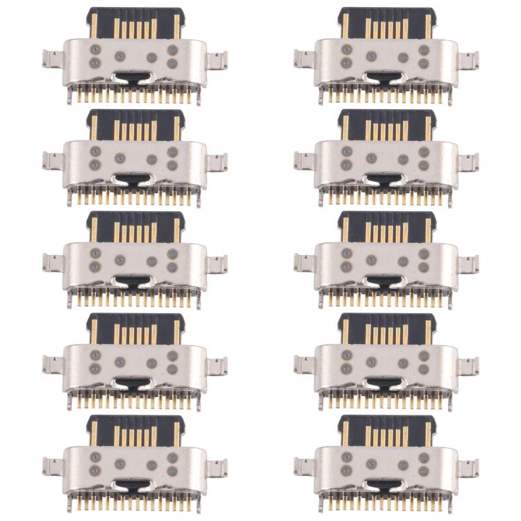 Original Charging Port Connector for Motorola Moto G15 Power - 10pcs Replacement Part