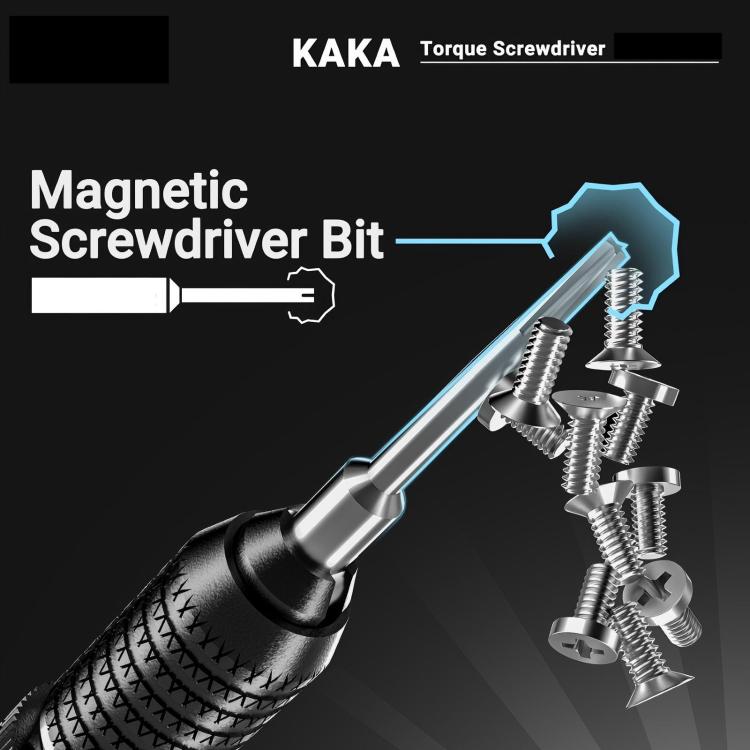 2UUL KAKA Tri-Point 0.6 Adjustable Torque Magnetic Screwdriver with Non-Slip Handle & High-Strength Tip