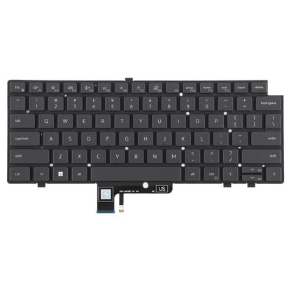 Backlit US Version Keyboard for Dell Latitude 7340, 7440, 7640 (Black) - Perfect Replacement Part