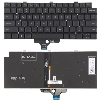 Backlit US Version Keyboard for Dell Latitude 5320/7320 (Black) - Perfect Replacement, Professional Installation Recommended