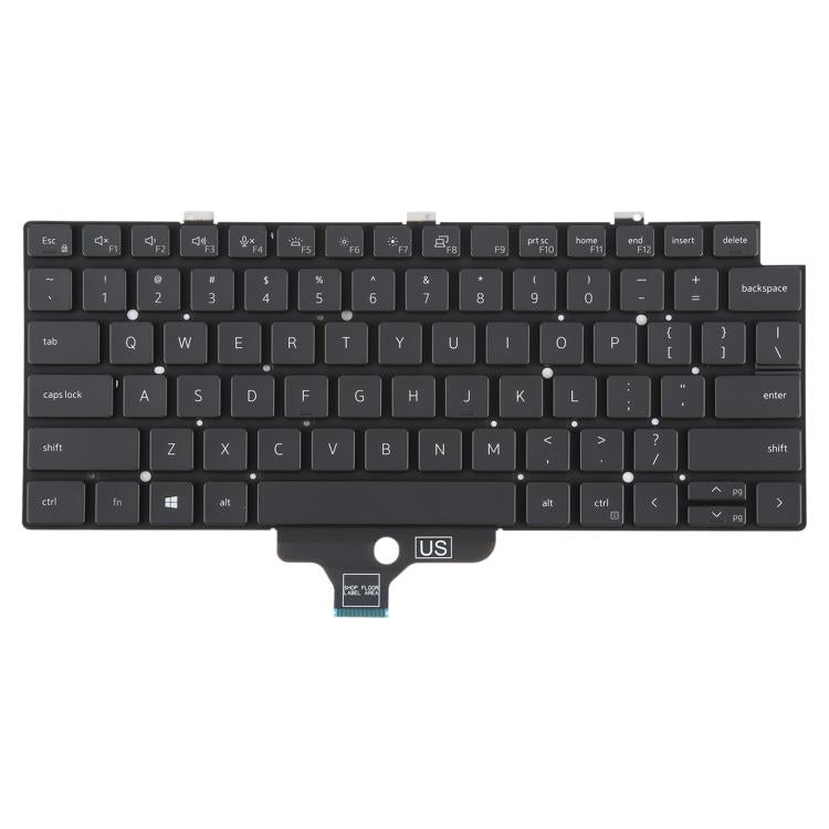 Backlit US Version Keyboard for Dell Latitude 5320/7320 (Black) - Perfect Replacement, Professional Installation Recommended