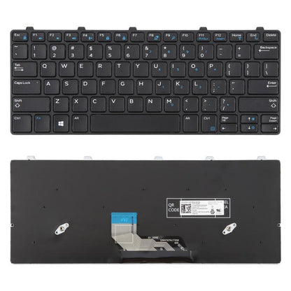 US Version Black Laptop Keyboard for Dell Latitude 3180, 3189, 3380 - Perfect Replacement Part