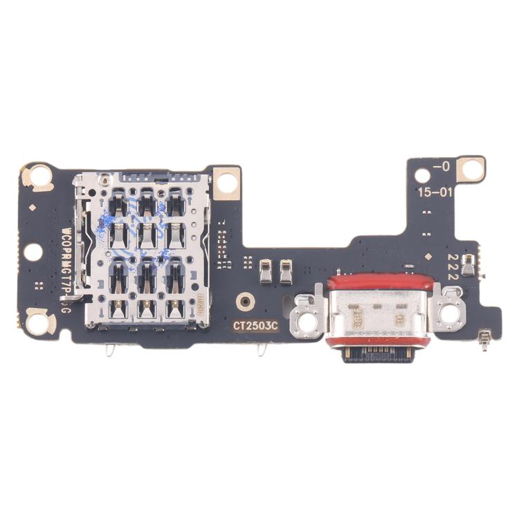 Realme GT7 5G Charging Port Board with SIM Card Holder Socket (Non-Fast Charging) - Replacement Part