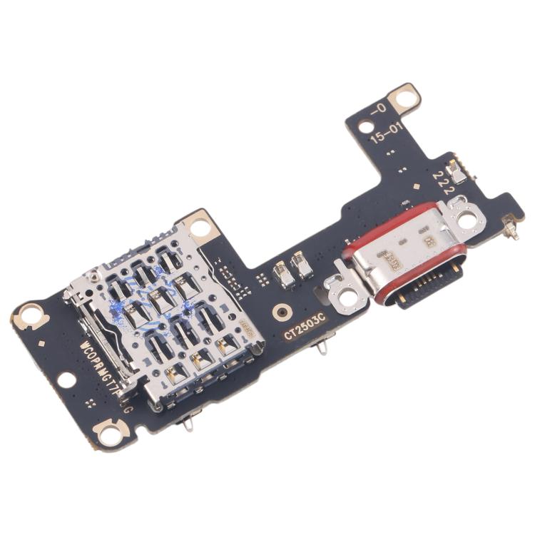 Realme GT7 5G Charging Port Board with SIM Card Holder Socket (Non-Fast Charging) - Replacement Part