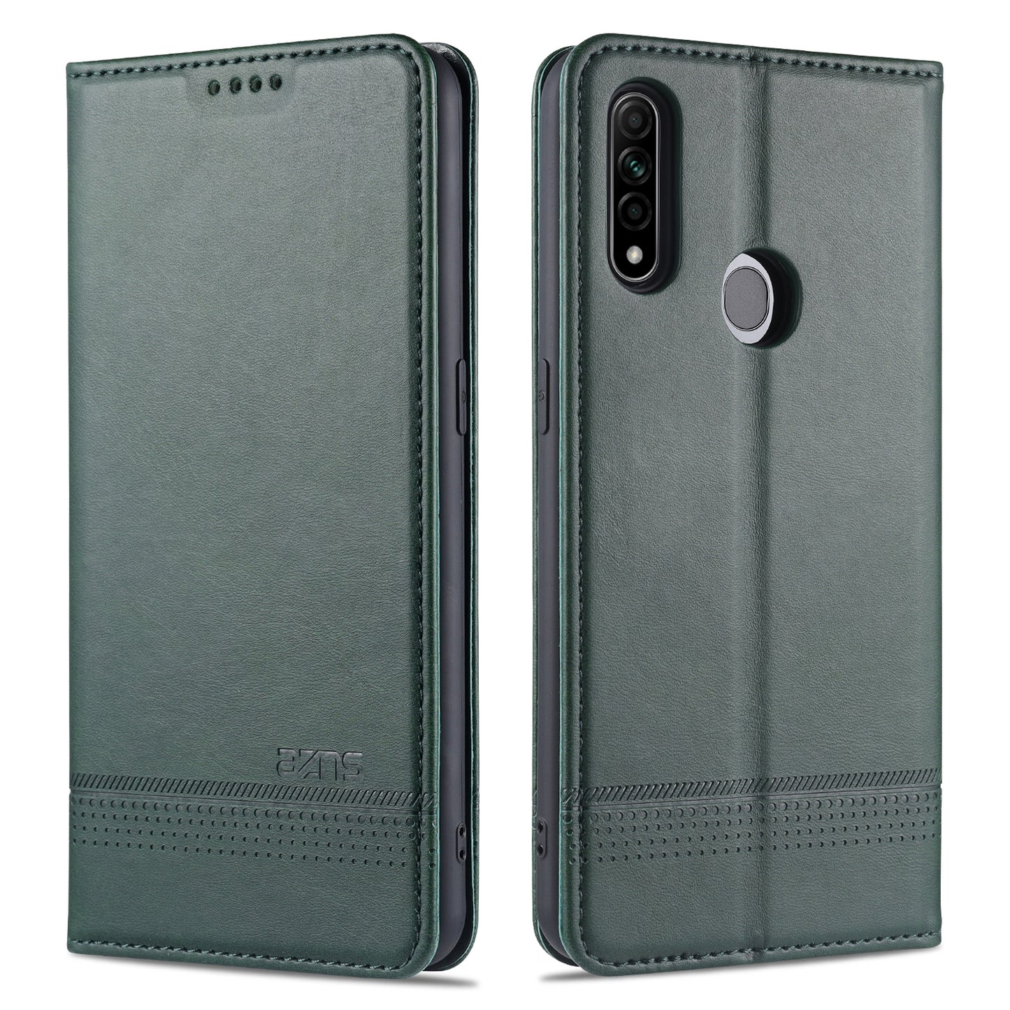 OPPO A31/A8 Leather Wallet Case with Card Holder & Magnetic Closure