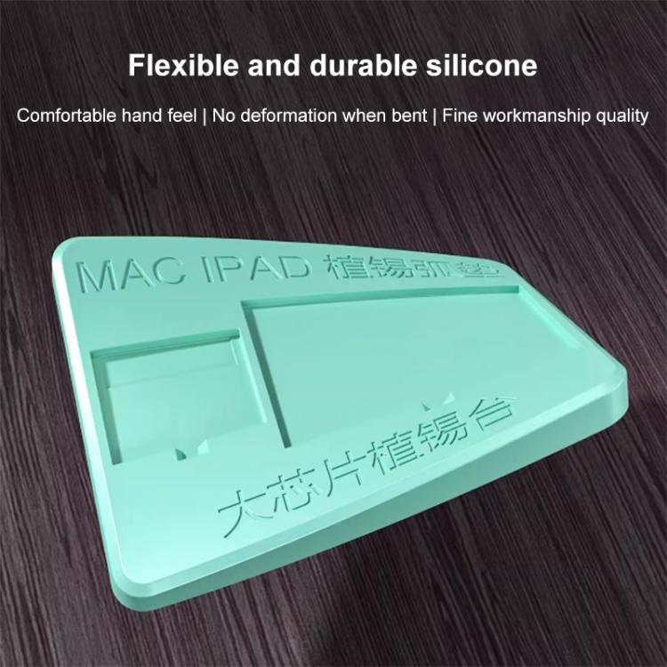 YCS-T01 High Temperature Resistant Silicone Tin Pad, Large Chip Size, Durable & Non-Slip for Precision Repairs