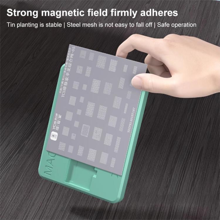 YCS-T01 High Temperature Resistant Silicone Tin Pad, Large Chip Size, Durable & Non-Slip for Precision Repairs
